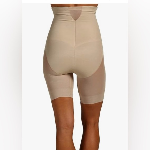 Miraclesuit Women’s Shapewear Hi-Waist Thigh Slimmer | Size XL| Warm Beige - Picture 2 of 9